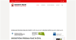 Desktop Screenshot of davidovhram.si